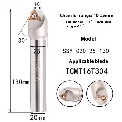 6039 Machining center 15 20 25 30 35 40 45 50 55 60 65 70 75 degree chamfering toolholder TCMT Shandong Denso Pricision Tools Co.,Ltd.